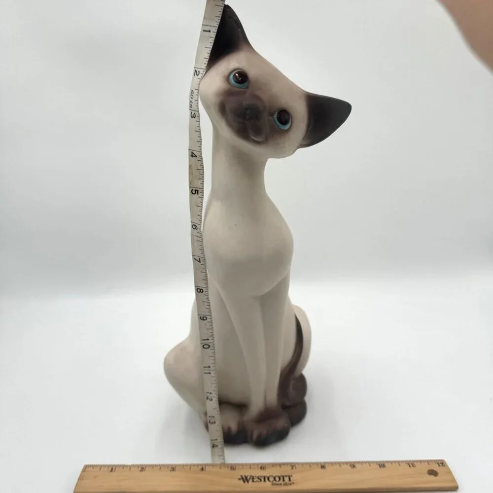Anthony Freeman McFarlin Pottery VTG 1958 Siamese Cat figurine read - Picture 10 of 14